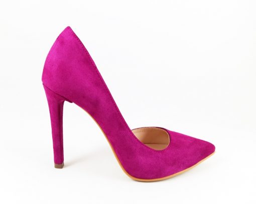 Fuchsia Love - Pantofi piele naturala