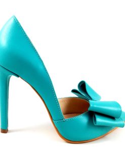 Distinct - Turquoise- Pantofi piele naturala