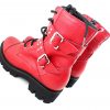 Red Boots - Ghete piele naturala