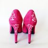 Pantofi pictati manual - fuchsia love