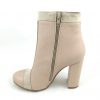 Wish - Cream - Botine piele naturala