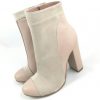 Wish - Cream - Botine piele naturala