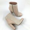 Wish - Cream - Botine piele naturala