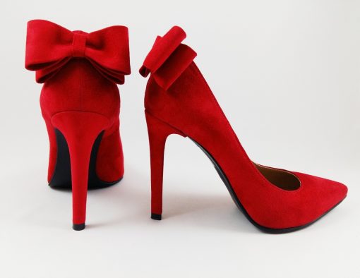 Allure - Hot Red - Pantofi piele naturala
