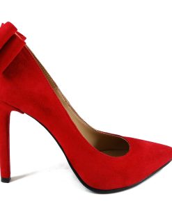 Allure - Hot Red - Pantofi piele naturala