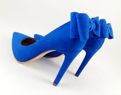 Allure - Royal Blue - Pantofi piele naturala