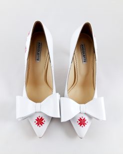 Pantofi cu motive traditionale - Pantofi pictati manual