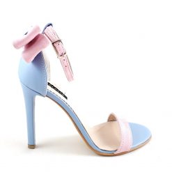 Millene - pastel - sandale piele naturala roz bleu