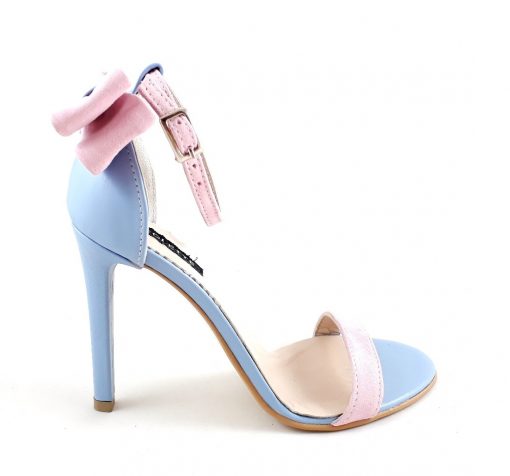 Millene - pastel - sandale piele naturala roz bleu