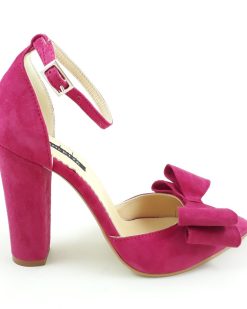 Chloe - Stiletto cu funde - piele naturala