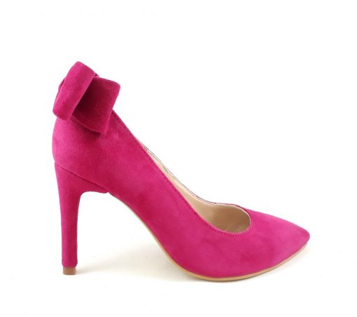 Allure (2) - Pantofi fuchsia piele naturala