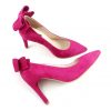 Allure (2) - Pantofi fuchsia piele naturala