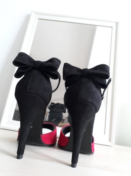 Marilyn - Black roses - Sandale piele naturala