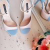 Celine - Pastel - sandale bleu & roz pudra - piele naturala