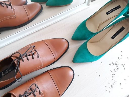 Pantofi El & Ea - pantofi cuplu - pantofi barbati derby maro- piele naturala
