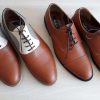 Pantofi El & Ea - pantofi cuplu - pantofi barbati derby maro- piele naturala
