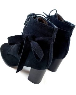 Adelle - Botine comode cu siret, piele naturala