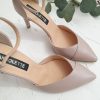 pantofi nude rose piele naturala