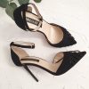 Stiletto negri talpa rosie