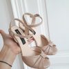 sandale mireasa nude