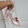 pantofi mireasa cu funde