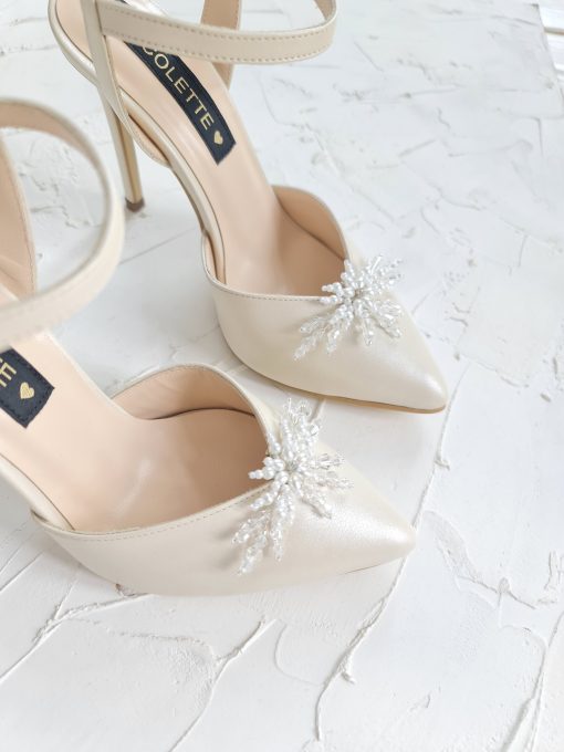 pantofi mireasa ivory