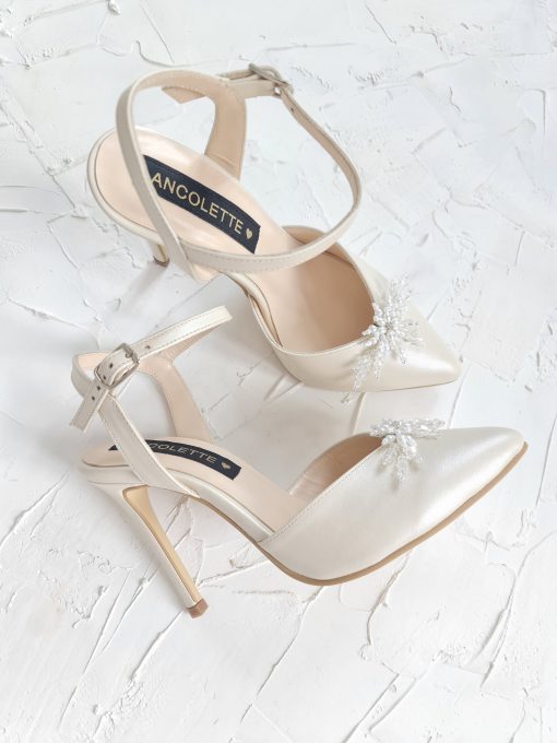 pantofi mireasa ivory