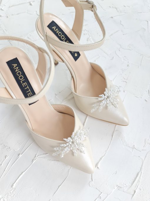 pantofi mireasa ivory