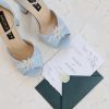 sandale mireasa bleu