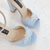 sandale mireasa bleu