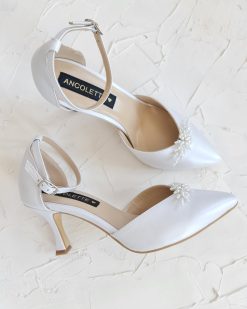 pantofi mireasa cu accesorii