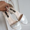 sandale mireasa cu accesorii