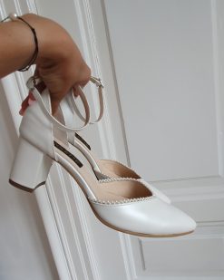 pantofi mireasa cu perle