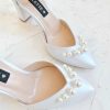 pantofi mireasa cu perle