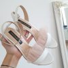 sandale mireasa cu tulle