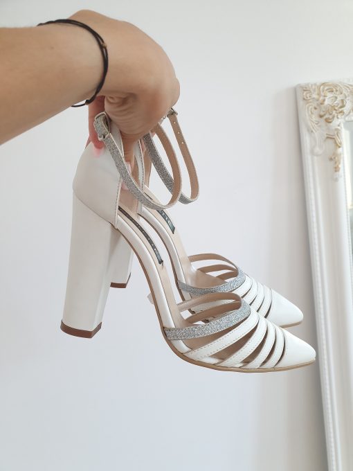 pantofi mireasa toc gros