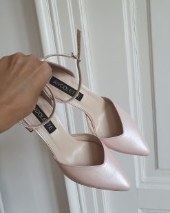 pantofi mireasa roz