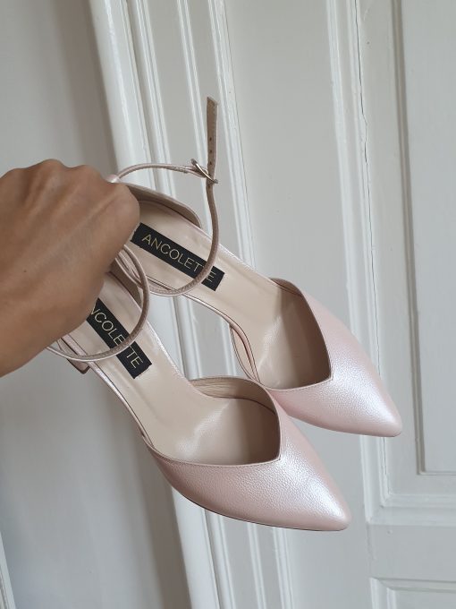 pantofi mireasa roz
