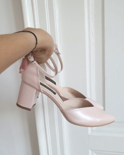 pantofi mireasa roz