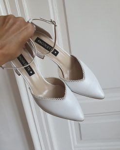 pantofi mireasa cu perle