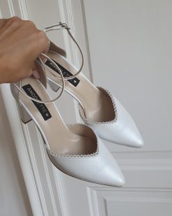 pantofi mireasa perle