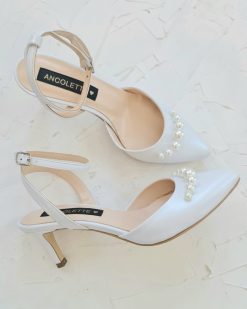 pantofi mireasa cu perle