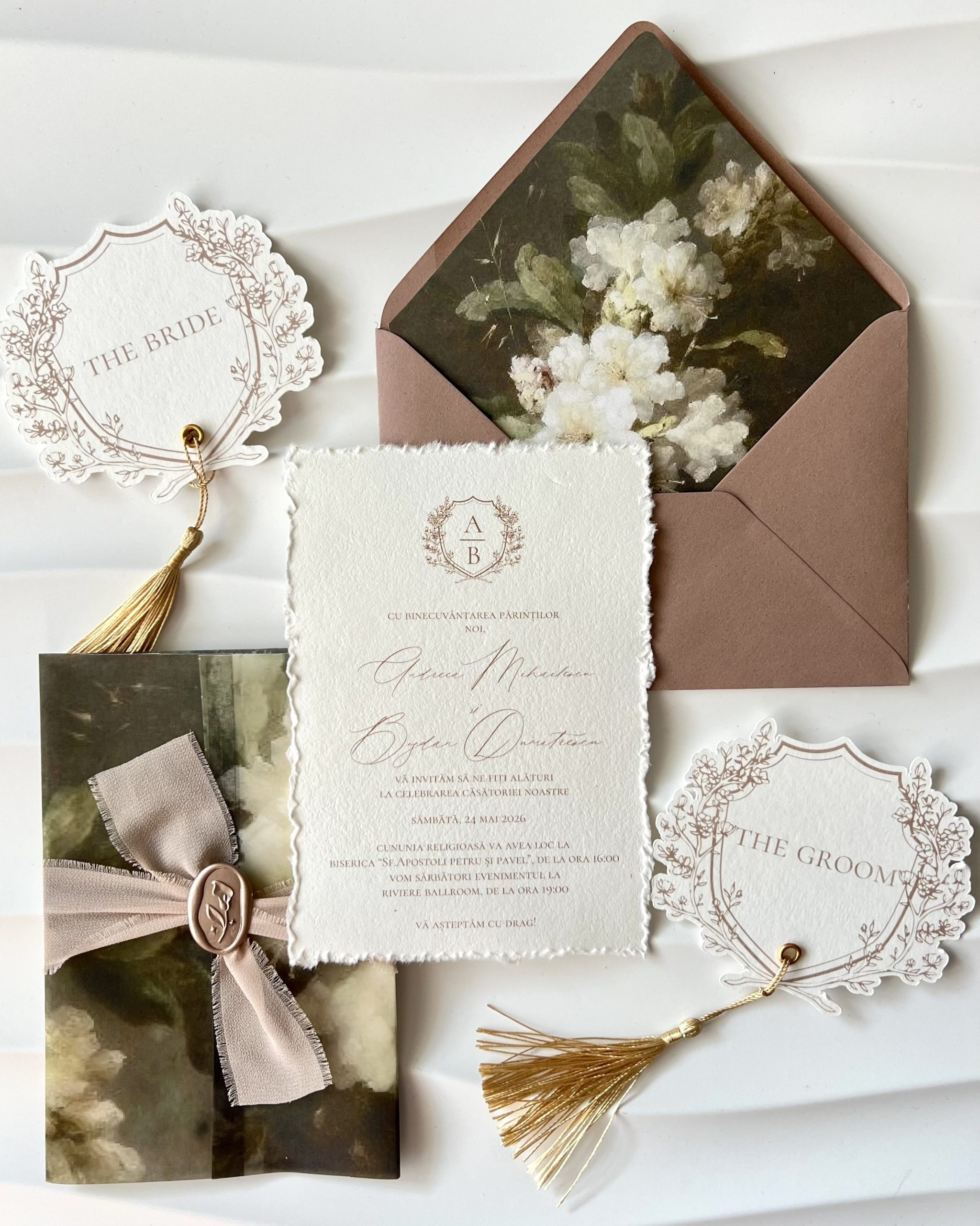 invitatii nunta premium nuvia paper bucuresti ancolette